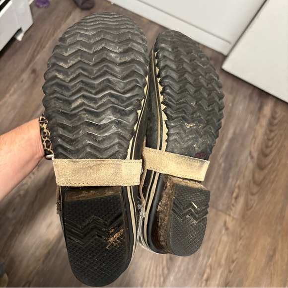 SOREL SLIMPACK TALL BOOTS Size 8 Equestrian Riding Leather Shale Gray Rain Snow - Picture 8 of 12